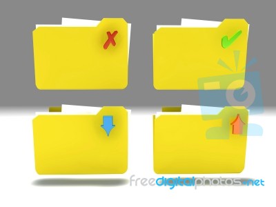 Folder Stock Image