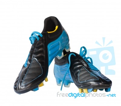Football Shoes Stock Photo