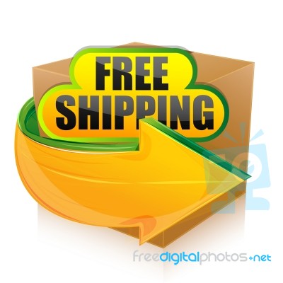 Free Shipping Stock Image