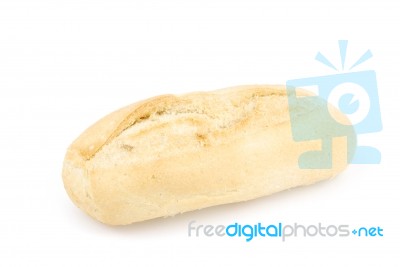 Fresh And Homemade White Bread Called Baguette Stock Photo