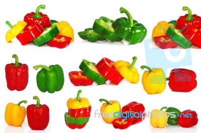 Fresh Peppers Stock Photo