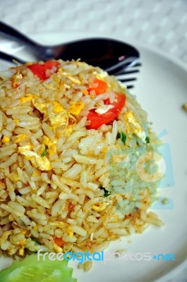 Fried Rice Stock Photo