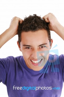 Frustrated Man Stock Photo