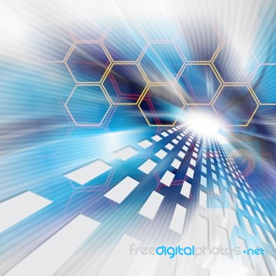 Futuristic Abstract Background Stock Image