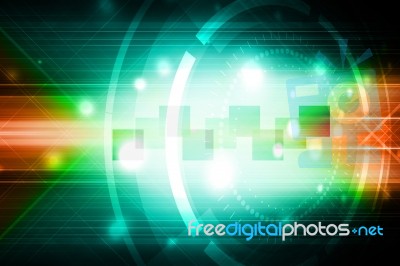 Futuristic Background Stock Image