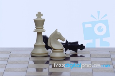 Game Of Chess Stock Photo