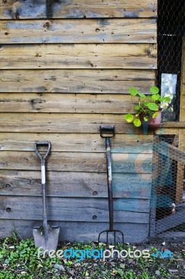 Gardening Tools Stock Photo