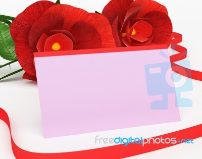 Gift Card Indicates Find Love And Affection Stock Image