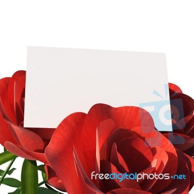 Gift Card Shows Text Space And Copy Stock Image
