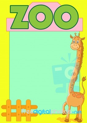 Giraffe Zoo Stock Image