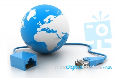 Global Communication Stock Image