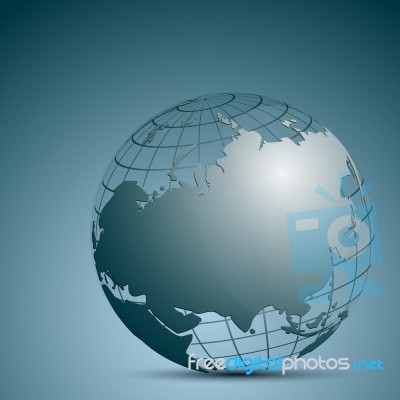 Globe Icon Stock Image