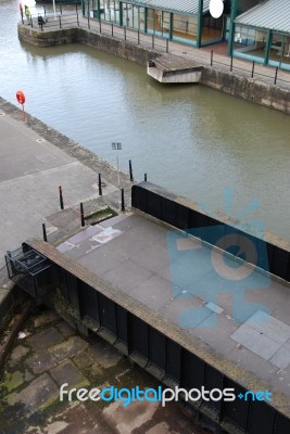 Gloucester Docks (bridge Detail) Stock Photo