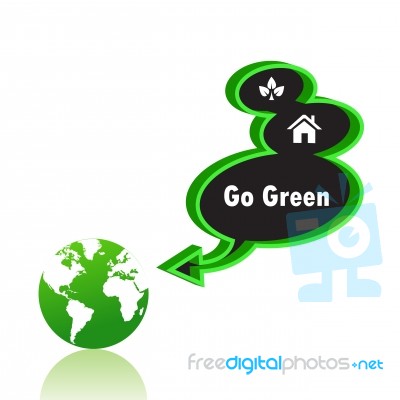 Go Green Stock Image