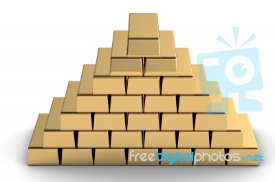 Gold Bar Stock Image