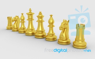 gold chess pieces stock image royalty free image id 10078785