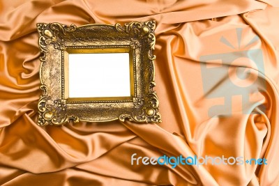 Gold Picture Frame Stock Photo