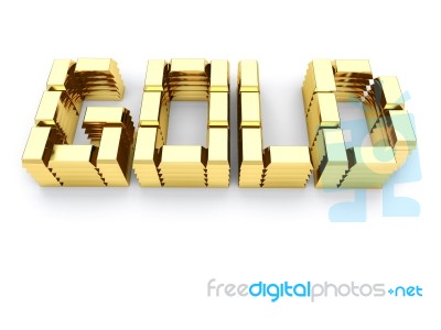 Gold Reserve Stock Image
