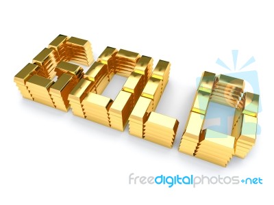 Gold Safe Stock Image