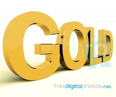 gold word stock image royalty free image id 10079672