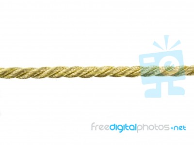 Golden Rope Stock Photo