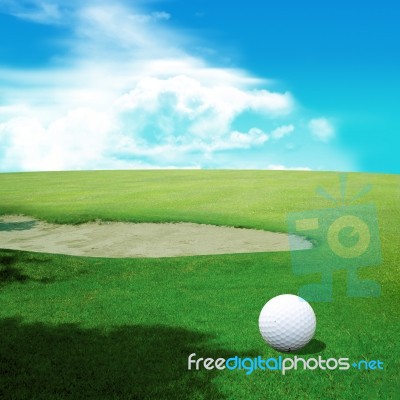 Golf Course Stock Photo
