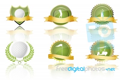 Golf Prizes Stock Image