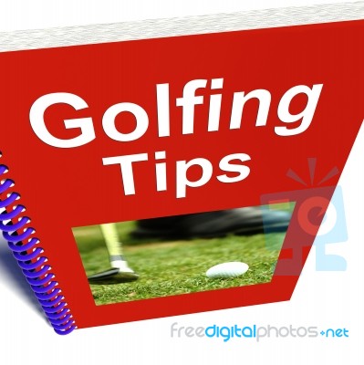 Golfing Tips Book Stock Image