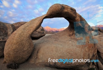 Good Morning Mobius Arch  Stock Photo