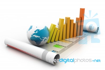Graph And Chart Stock Image