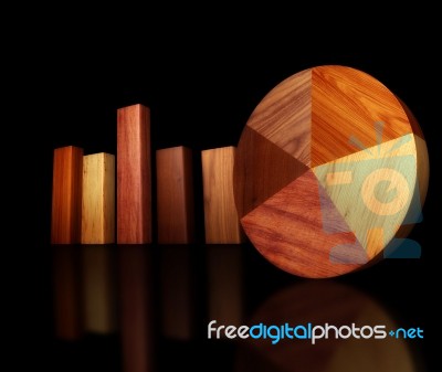 Graphics Wood Stock Image