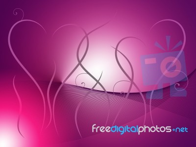 Grass Heart Background Shows Outdoor Wedding Or Romance Stock Image