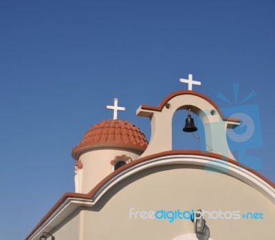 Greek Church Stock Photo