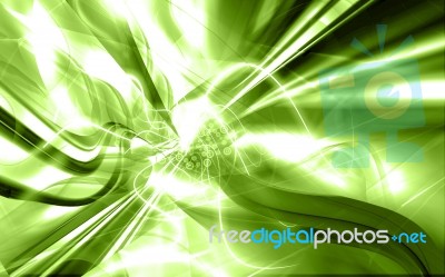 Green Background Stock Image