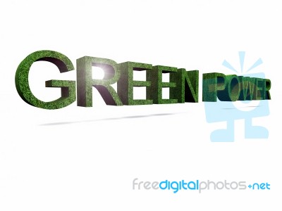 Green Power Stock Image