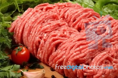Ground Meat Stock Photo