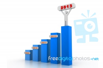 Growth Chart Stock Image