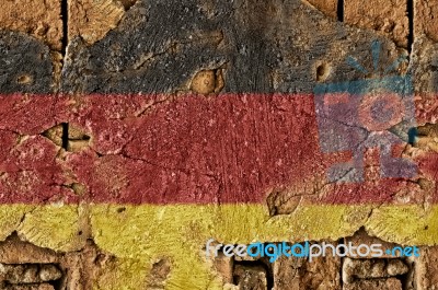 Grunge Flag Of Germany Stock Photo