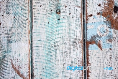 Grunge Wooden Panel Stock Photo