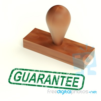 Guarantee Rubber Stamp Stock Image