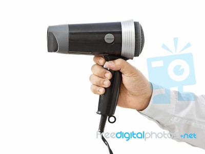 Hair Dryer Stock Photo