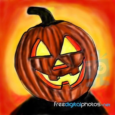 Halloween Pumpkin Stock Image
