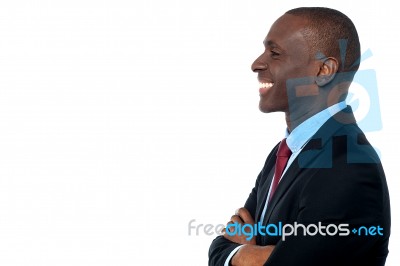 Handsome Young African Businessman Stock Photo