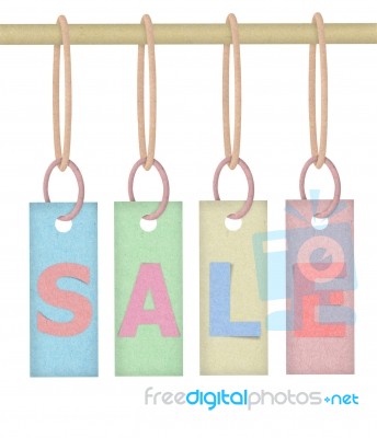 Hanging Sale Tag Stock Image