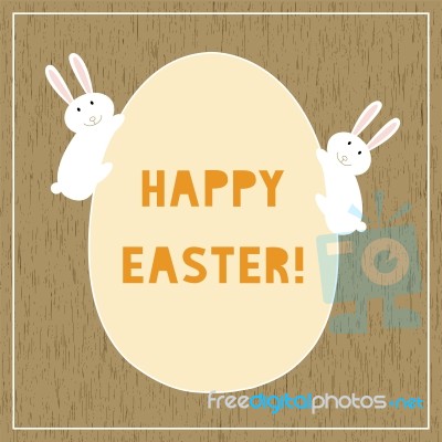Happy Easter Card Stock Image