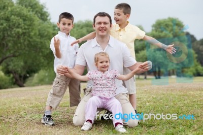 Happy Family Stock Photo