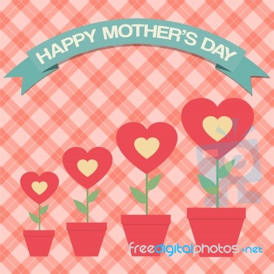 Happy Mother's Day Card Stock Image