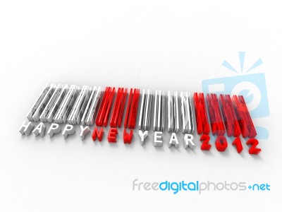 Happy New Year 2012 Stock Image