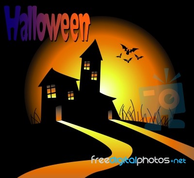 Haunted House Stock Image