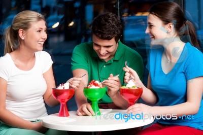 Having Great Time ! Stock Photo